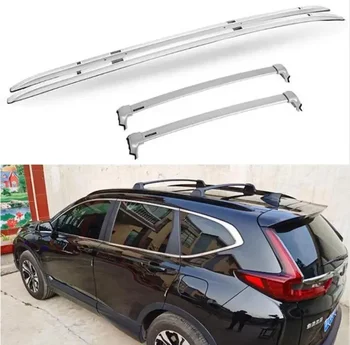 Покривни стелажи, подходящи за Honda CR-V CRV 2023 2024 Топ багажник на покрива Железопътен багаж Напречна греда алуминиева сплав