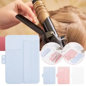 Силиконова топлоустойчива подложка торбичка за изправяне на коса от маша Защита на протектора за плотове Гореща коса Инструменти за съхранение F0G7