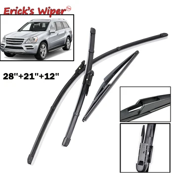 Erick's Wiper Front & Rear Wiper Blades Set For Mercedes Benz GL-Class X164 2005 - 2012 Прозорец на предното стъкло 28