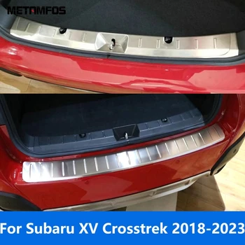 За Subaru XV Crosstrek SUV 2018-2022 2023 Задна врата на багажника перваза плоча опашка броня Scuff Guard стикер аксесоари кола стайлинг
