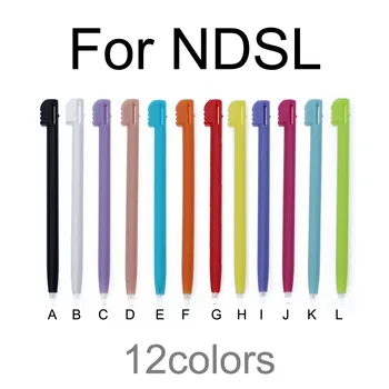 5pcs 12colors многоцветен пластмасов сензорен екран писалка стилус преносим молив тъчпен комплект за NDSL DS LITE