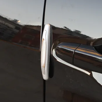 4pcs Кола врата охрана лента надраскване гумени броня стикери за Citroen C5 Aircross Mazda Cx30 Qashqai кола врата Vw Passat B8