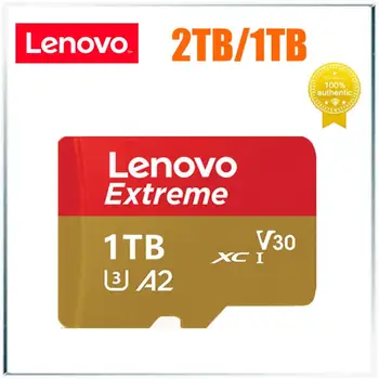 Lenovo 2TB Micro TF SD карта с памет Високоскоростна SD карта 1TB 512GB 256GB 128GB 64GB преносима водоустойчива TF карта за телефон