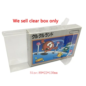 Clear прозрачен PET капак кутия за F C JP Япония версия игра карта съхранение защита колекция кутия
