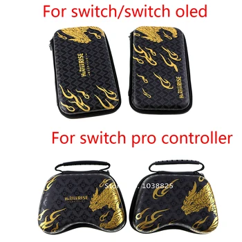 за Nintendo Switch oled Monster Hunter RISE Защитна чанта за съхранение Водоустойчив калъф за пътуване за контролер Switch Pro