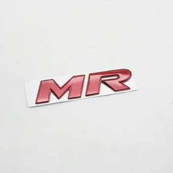 За еволюция MR писмо емблема заден багажника стикери червена значка лого стикер стикер стикер 7415A162