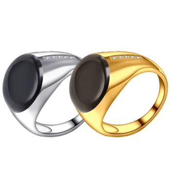 2023 Модни европейски и американски горещи продажби S92 стерлинги сребро универсален тенденция мода напреднали дизайн смисъл черен пръстен