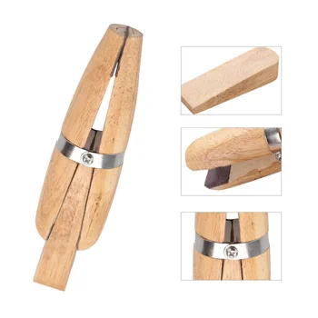 Професионална скоба за дървени бижута Пръстен за бижута Държач за бижута Ръчно изработване на бижута Деликатни части Фиксиращ инструмент Дървена пинсета Clip