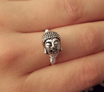 Буда Бохо пръстен тел увит будизъм пръстен