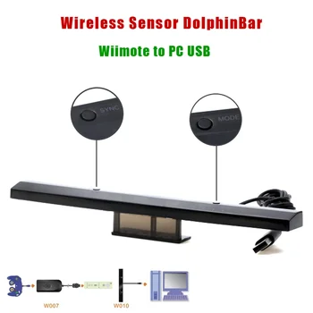 W010 Безжичен сензор DolphinBar Bluetooth Connect Remote PC мишка за Wii Kids Game Quick