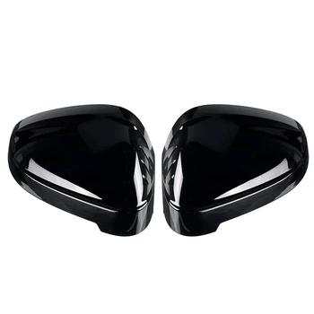 Гланц черен чифт за- A4 B9 S4 A5 S5 RS5 2017-2020 Огледало за обратно виждане Черупки Капак защита капачка кола стайлинг черупка