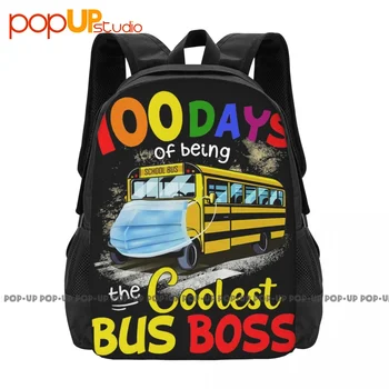 100 дни да бъдеш най-готиният автобус шеф жълт автобус раница голям капацитет печат ученическа чанта 3d печат чанти за пътуване
