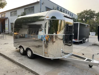 Бързо хранене Вендинг камион оборудване Мобилен сладолед количка персонализирани улична храна ремарке храна павилион ресторант