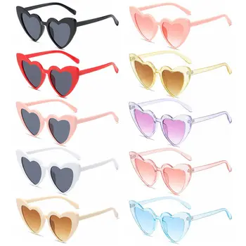 Ретро жените обичат сърцето слънчеви очила сърцевидни слънчеви очила реколта слънчеви очила UV400 защита очила