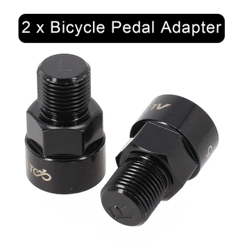 Адаптер за велосипеди Променете размера на педала с тези адаптери за велосипедни педали 9/16 инчови манивели & 1/2 инчови педали