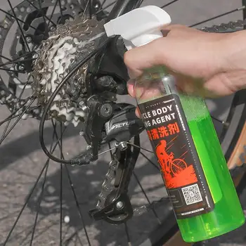 Спрей за почистване на велосипедни вериги 500ml Преносим инструмент за верига за велосипеди Почистващ агент за тяло на велосипеди Планински велосипеди Поддръжка на пътищата
