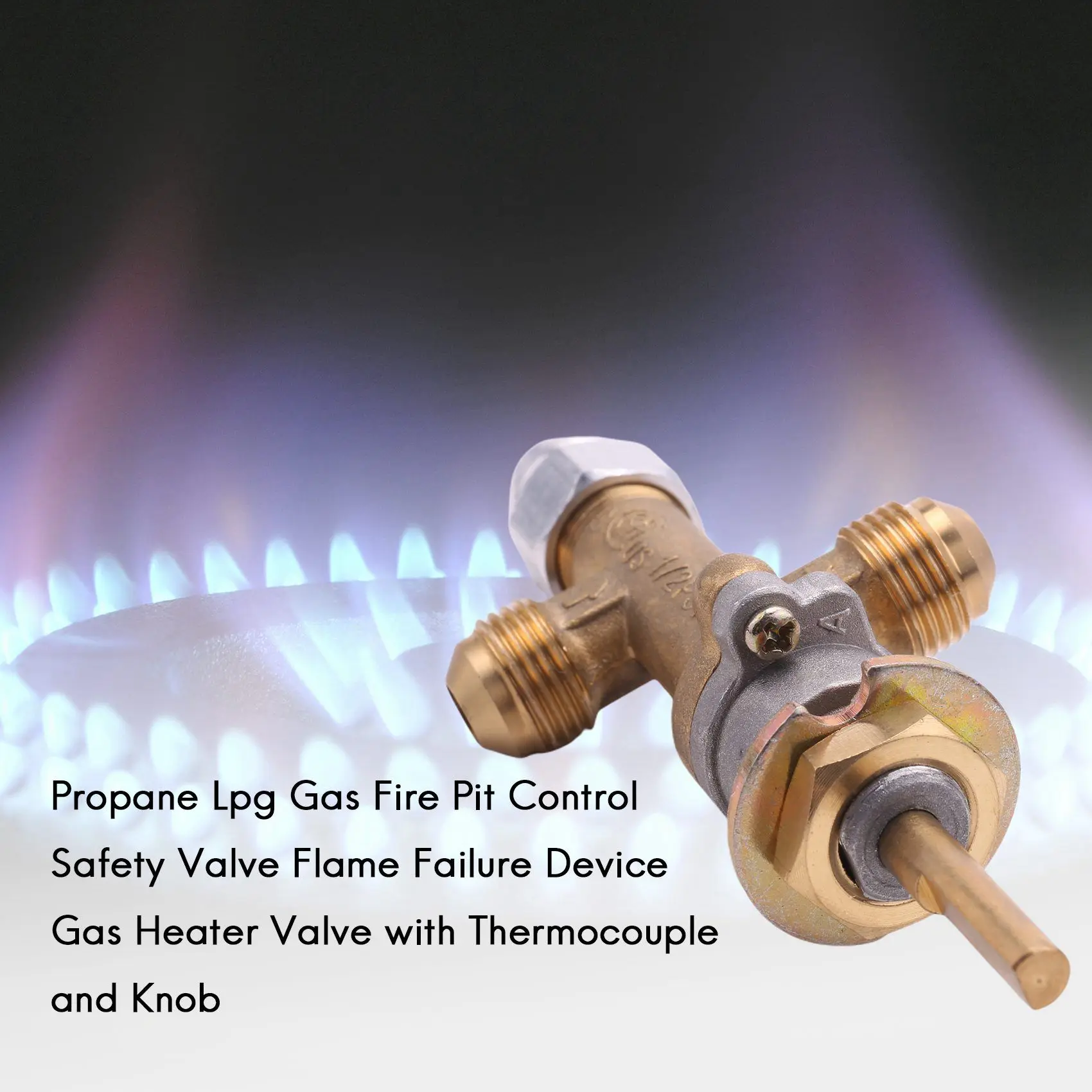 пропан Lpg газ пожар яма контрол предпазен клапан пламък недостатъчност устройство газ нагревател клапан с термодвойка и копче