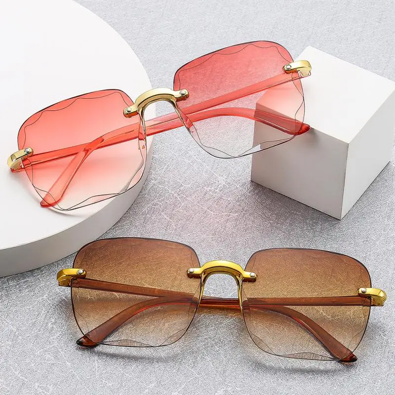 1~7PCS Метални слънчеви очила Личност Vintage Lunettes Soleil Femme Летни слънчеви очила за пътуване Жени Улични слънчеви очила Meta